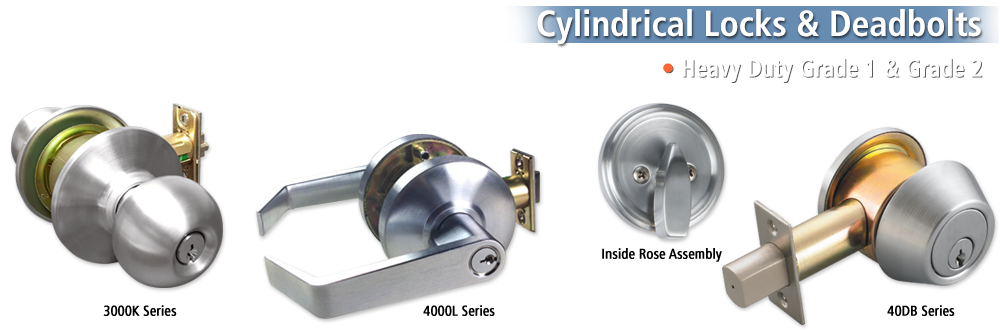 Cylindrical Locks and Deadbolts