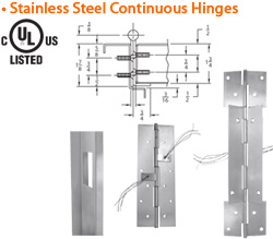 Stainless Steel Continuous Hinges